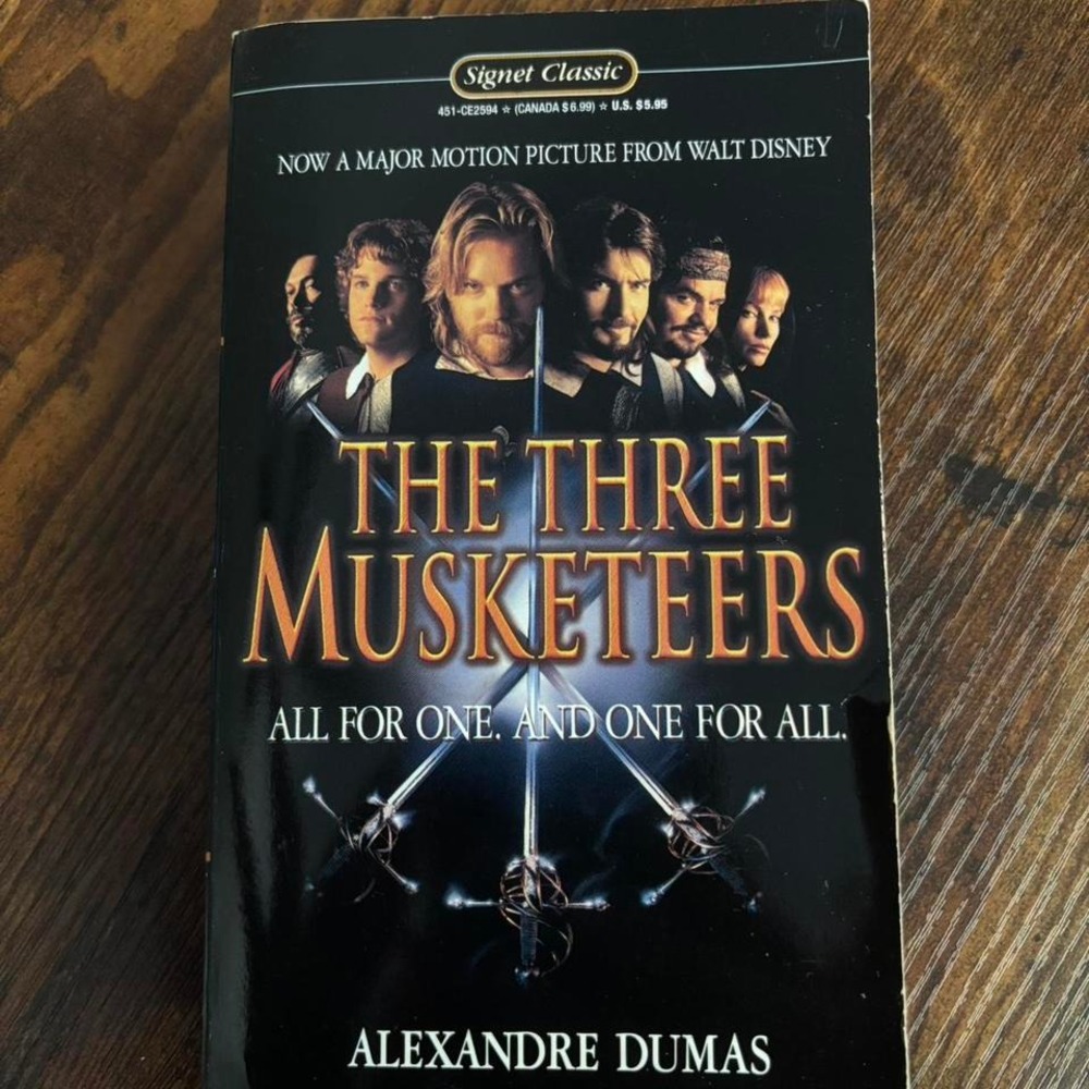 The Three‎ Musketeers novel by Alexandre Dumas